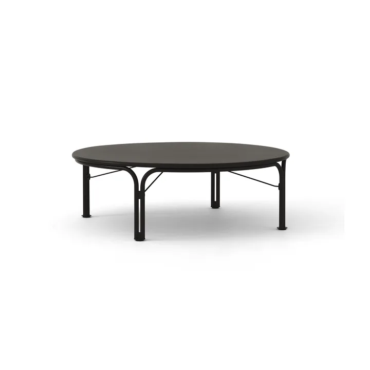 Thorvald SC109 coffee table - Warm black, Ø115 cm - &Tradition