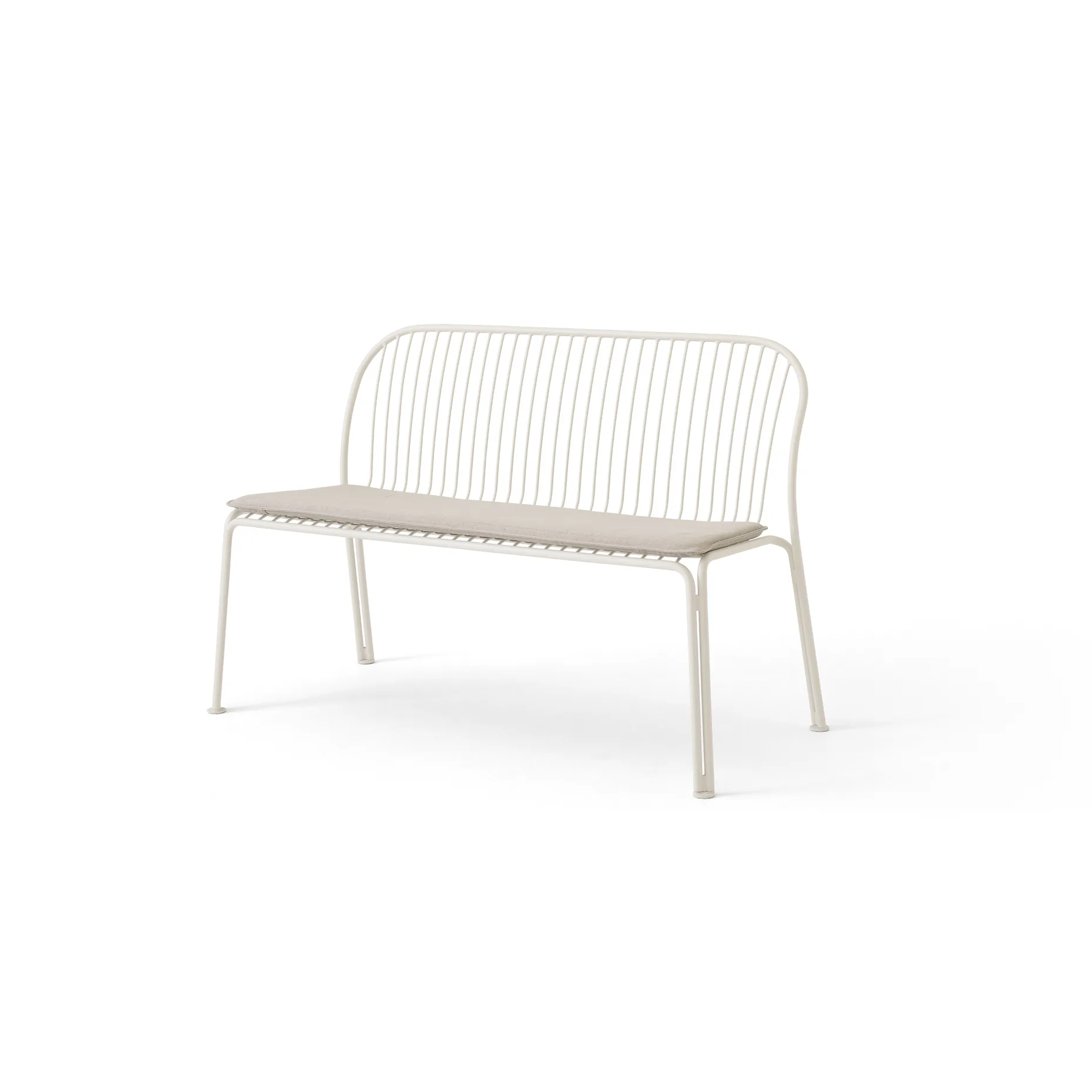 Thorvald SC111 bench, Ivory, 129 cm &Tradition