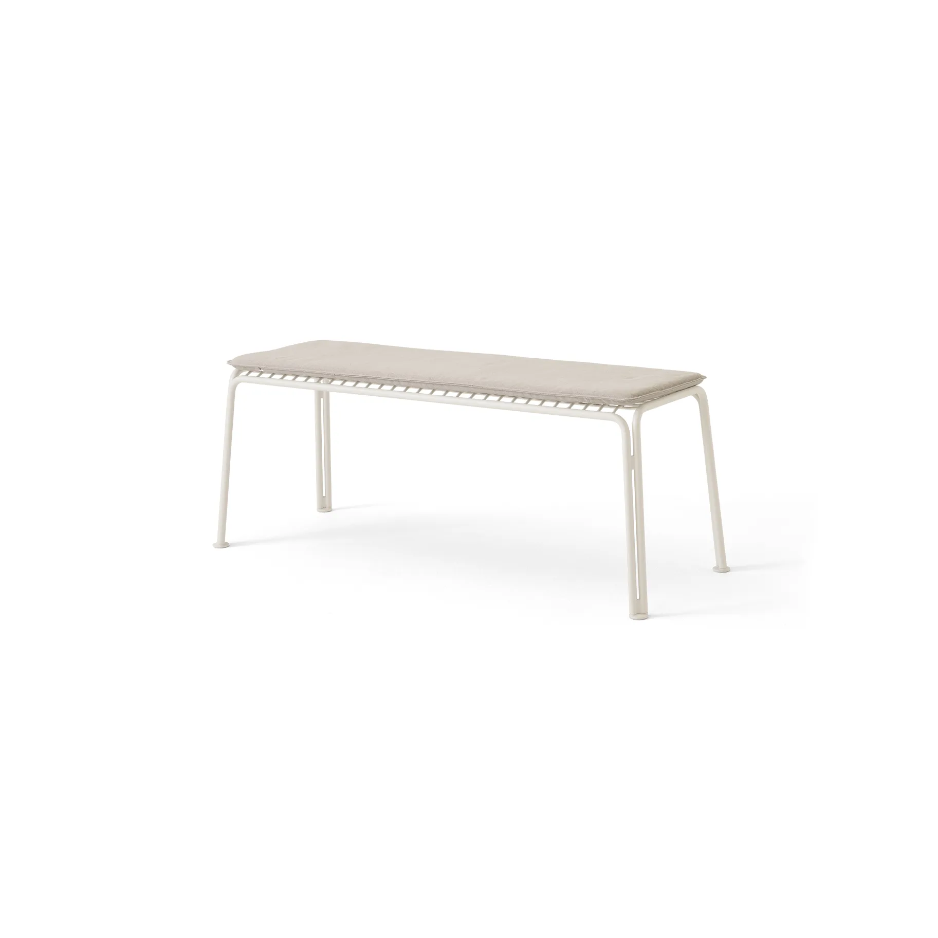 Thorvald SC112 bench, Ivory, 125 cm &Tradition
