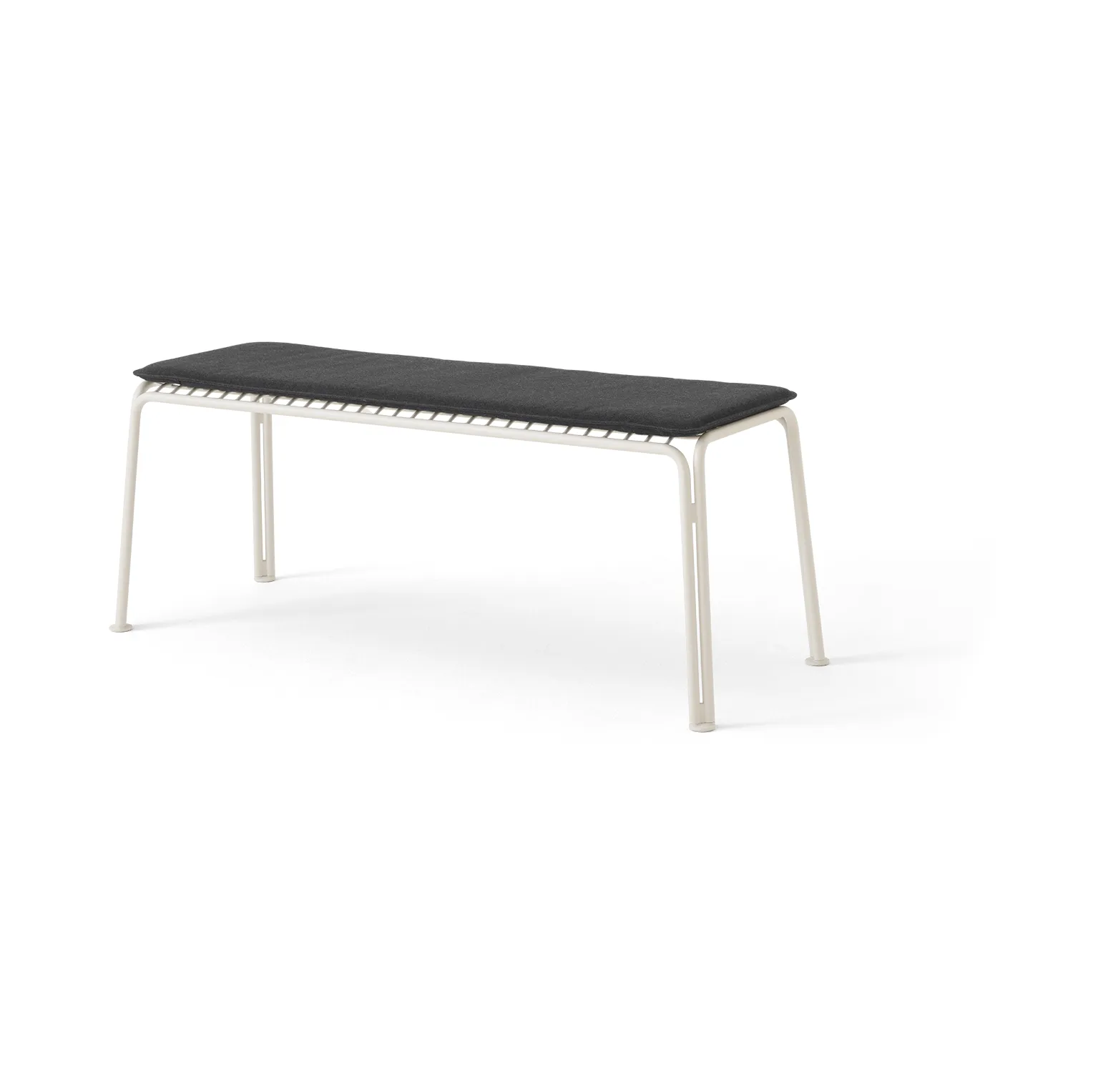 Thorvald SC112 bench, Ivory, 125 cm &Tradition