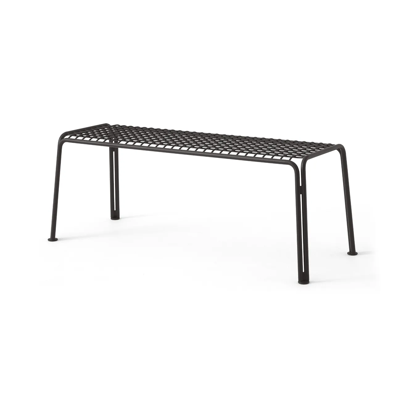 Thorvald SC112 bench, Warm black, 125 cm &Tradition