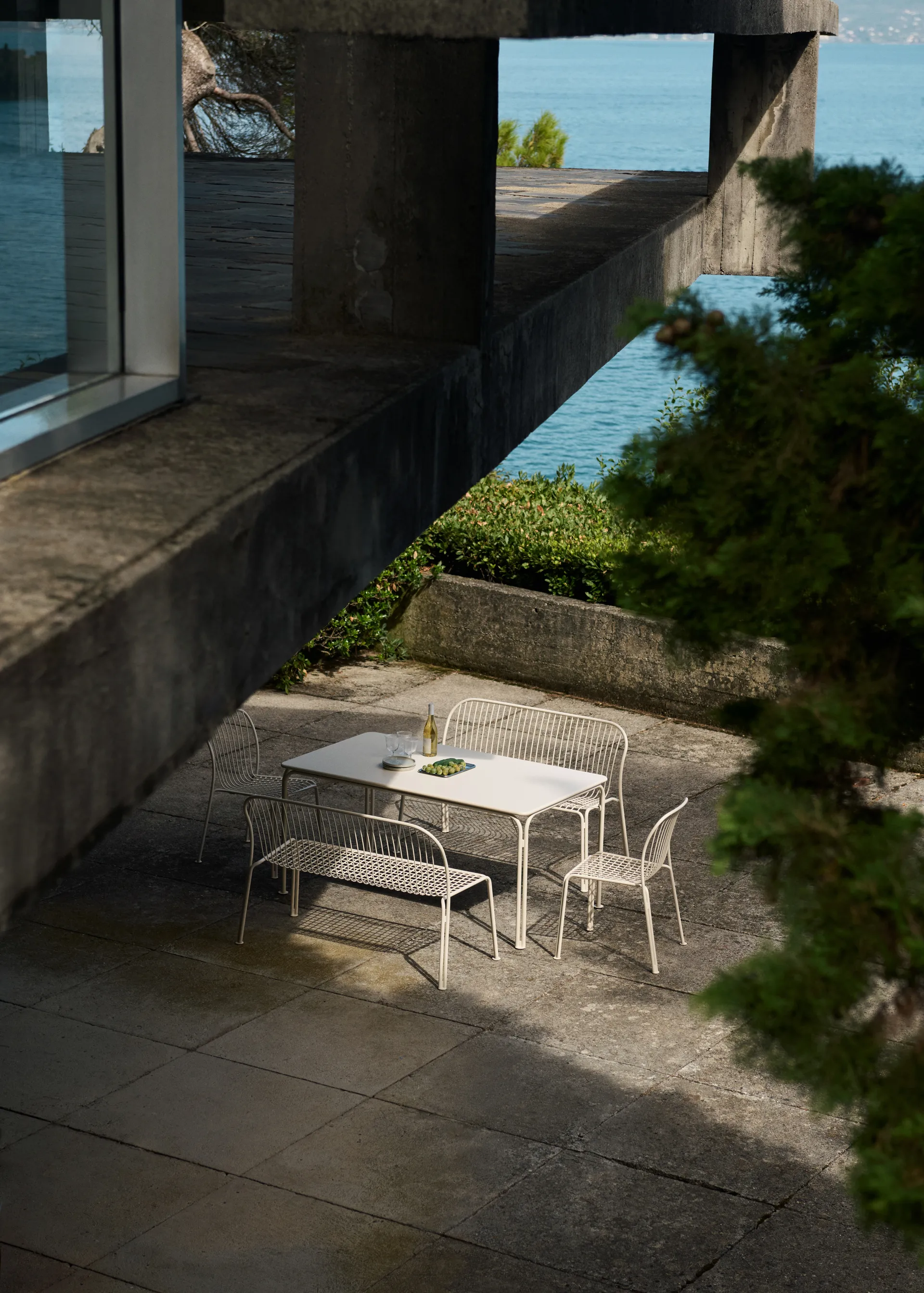 Thorvald SC113 dining table, Ivory, 160 cm &Tradition