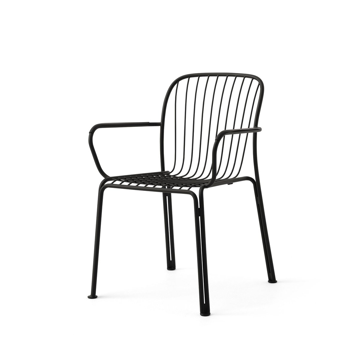 &Tradition Thorvald SC95 chair Warm black | Scandinavian Design | Garden chairs | Black
