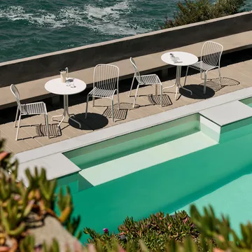 Thorvald SC96 coffee table Ø70 cm - Ivory - &Tradition