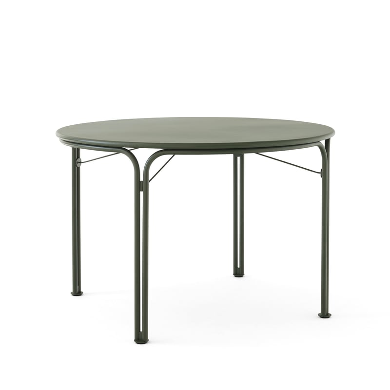 &Tradition Thorvald SC98 dining table Ø115 cm Bronze green