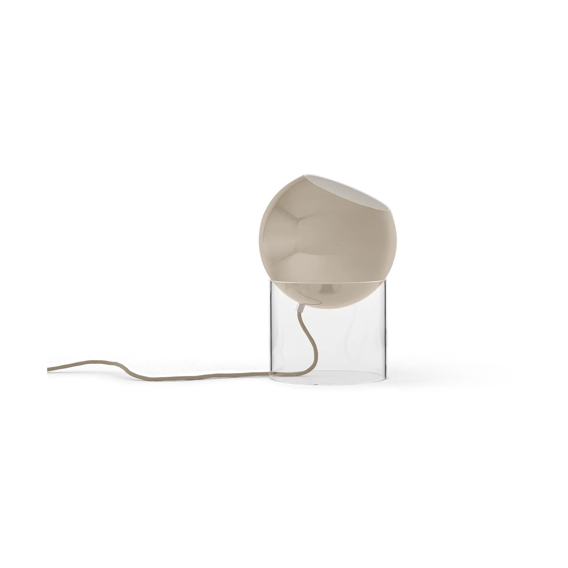 Topan VP13 table lamp 31,5 cm, Clear-grey beige &Tradition