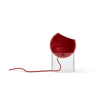 Topan VP13 table lamp 31,5 cm - Clear-vermilion red - &Tradition