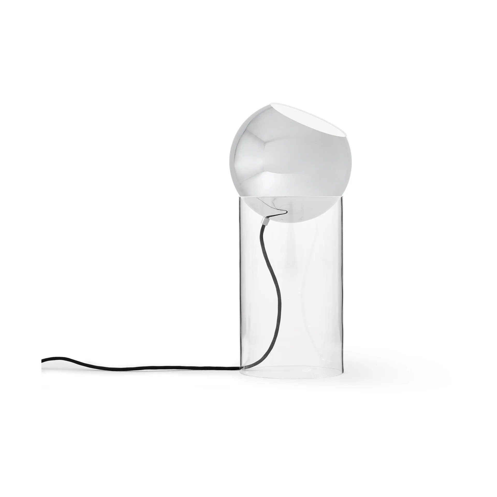 Topan VP14 floor lamp 46,5 cm, Clear-chrome plated &Tradition