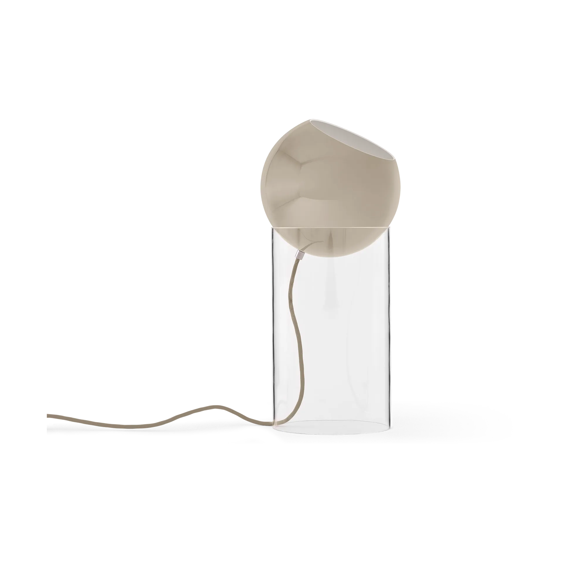 Topan VP14 floor lamp 46,5 cm, Clear-grey beige &Tradition