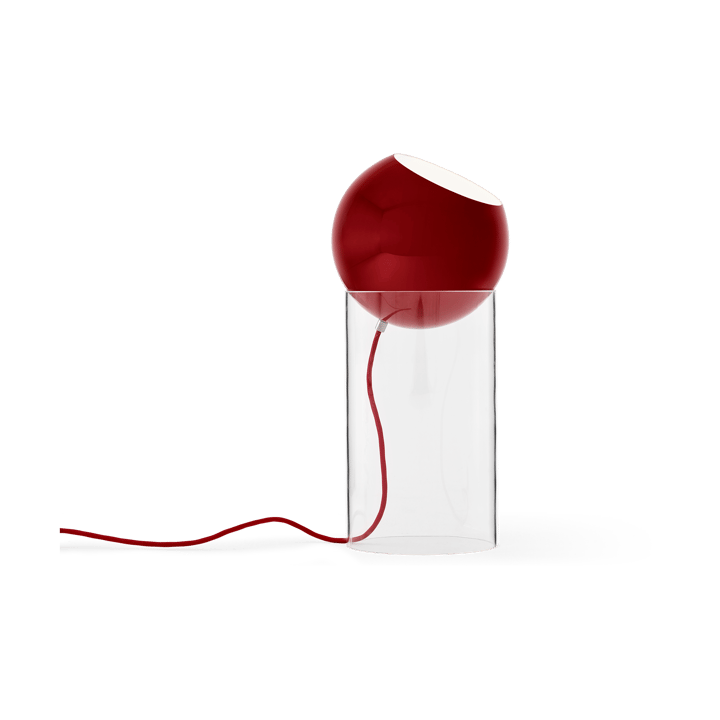 Topan VP14 floor lamp 46,5 cm, Clear-vermilion red &Tradition