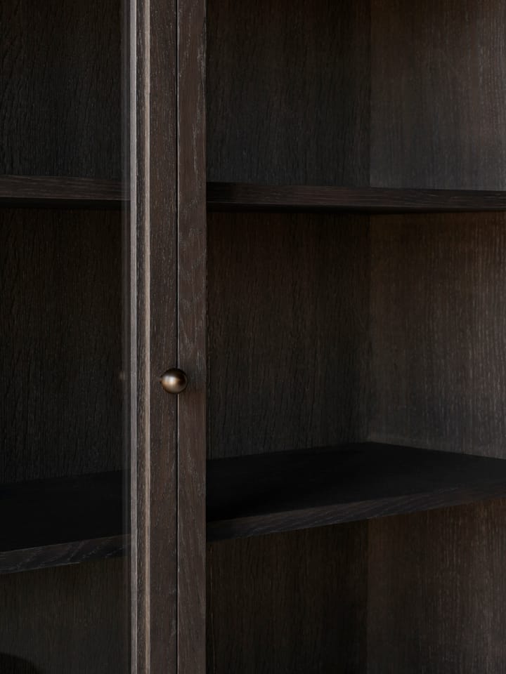 Trace SC88 display cabinet 120x192x40 cm, Dark stained oak &Tradition