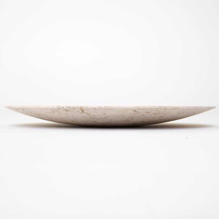 Travertine plate SC55, Ø50 cm &Tradition