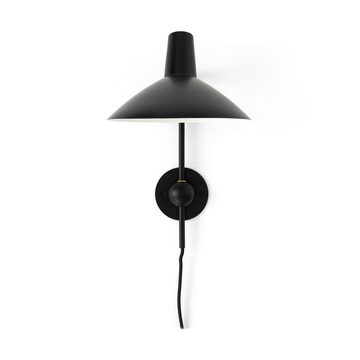 &Tradition Tripod HM12 wall lamp Matt black | Scandinavian Design | Wall lights | Black