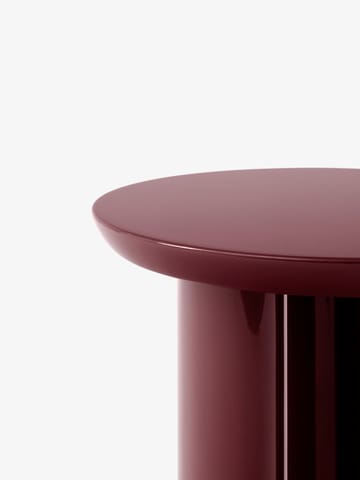 Tung JA3 side table - burgundy red - &Tradition