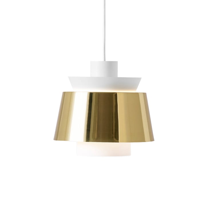Utzon JU1 pendant, brass & matte white &Tradition
