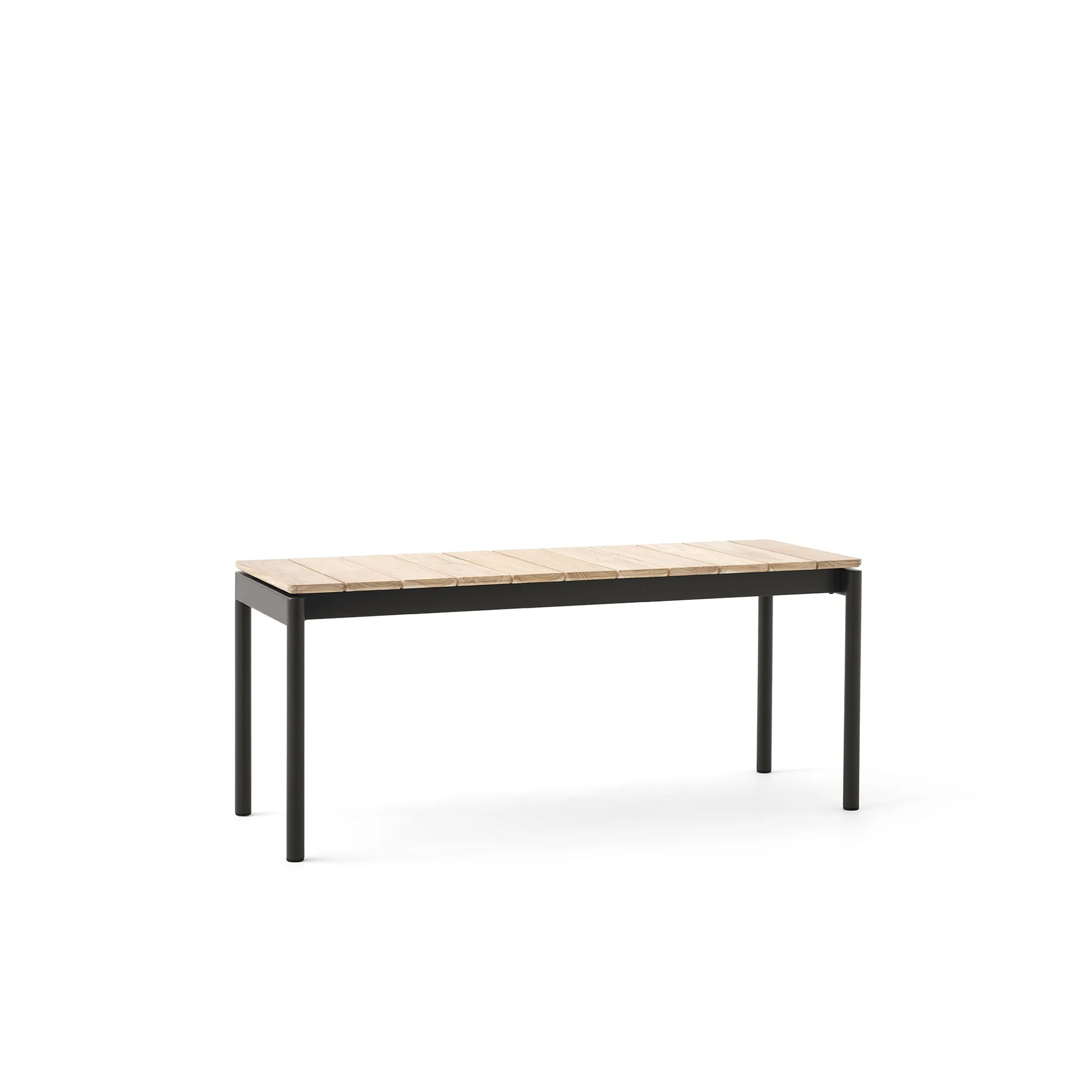 Ville AV27 bench small 110x40 cm, Warm black &Tradition