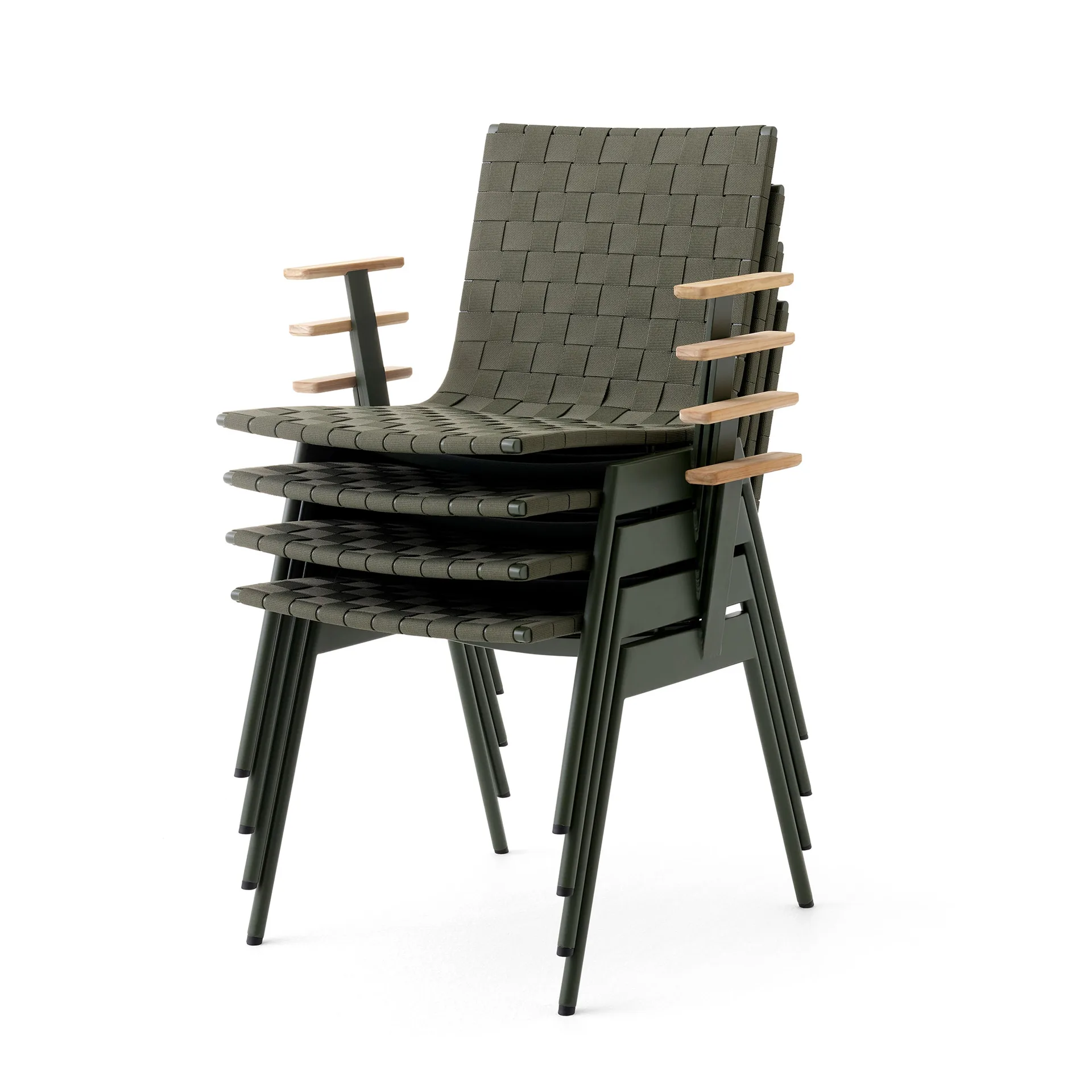 Ville Outdoor AV34 chair, Bronze green &Tradition