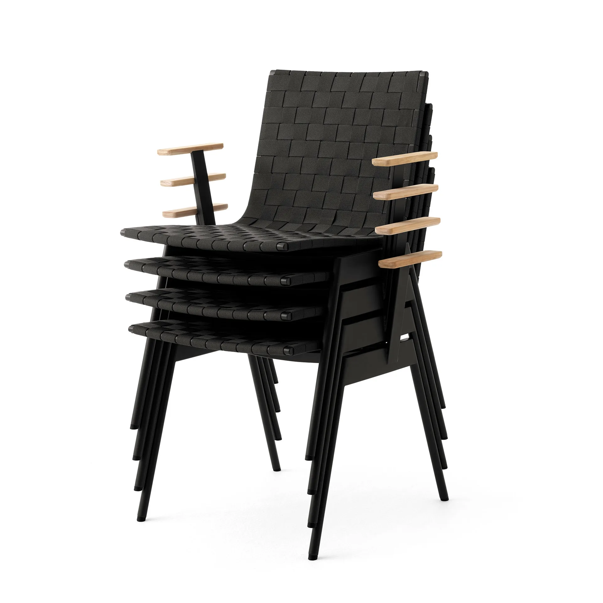 Ville Outdoor AV34 chair, Warm black &Tradition