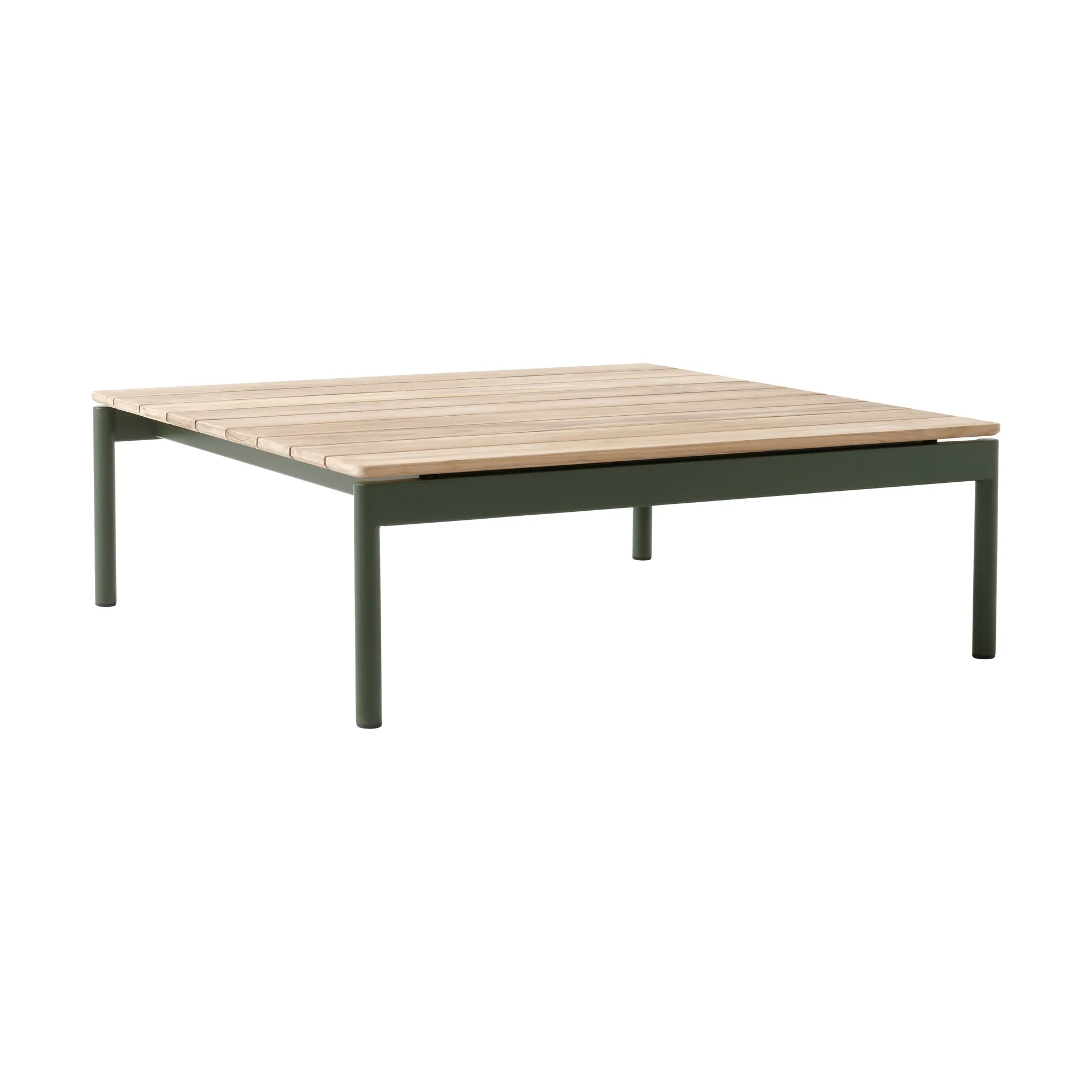 Ville Outdoor AV50 coffee table, Bronze green-teak &Tradition