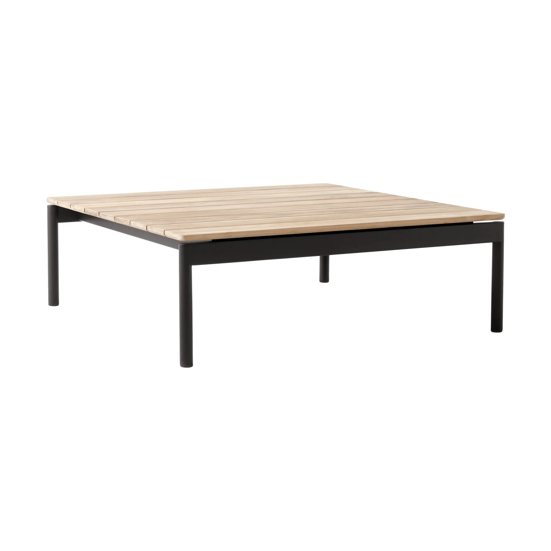 Ville Outdoor AV50 coffee table, Warm black-teak &Tradition