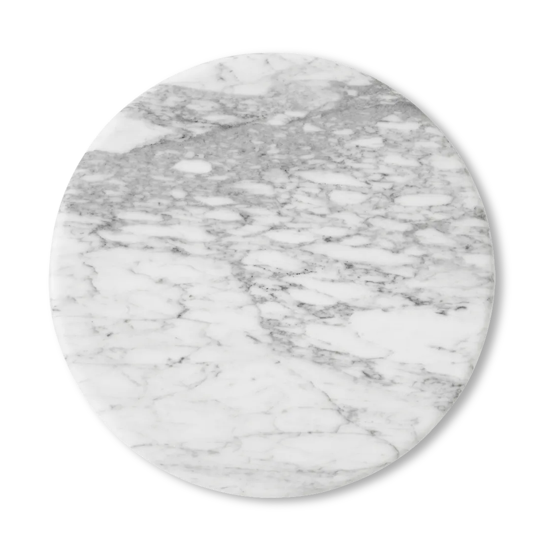 Wire Stool VP11 tabletop Ø38 cm, Marble Bianco Carrara &Tradition