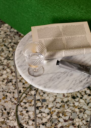 Wire Stool VP11 tabletop Ø38 cm - Marble Bianco Carrara - &Tradition