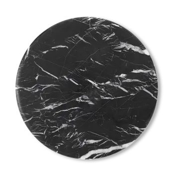 Wire Stool VP11 tabletop Ø38 cm - Marble Nero Marquina - &Tradition