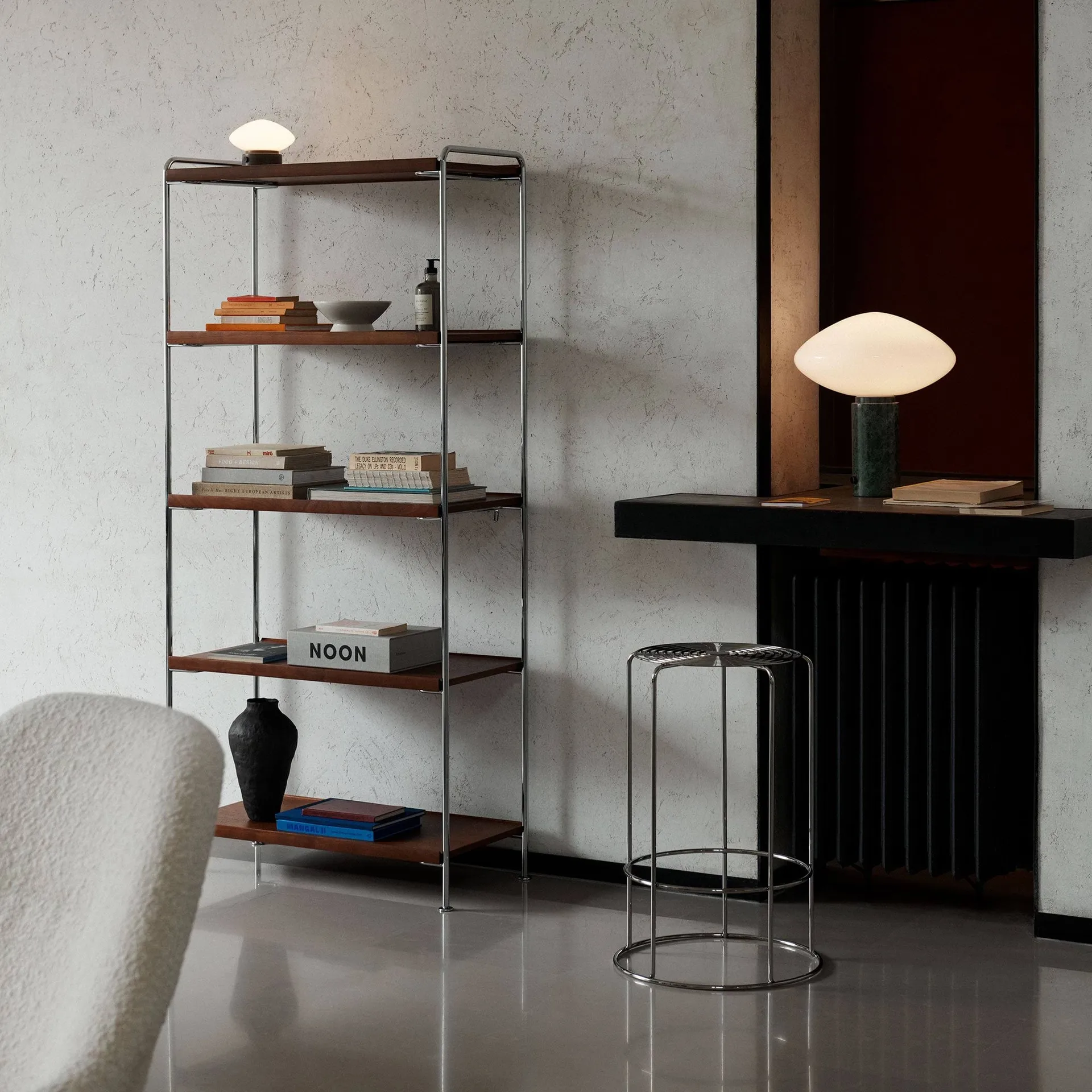 Wire VP15 bar stool, Stainless steel, 65 cm &Tradition