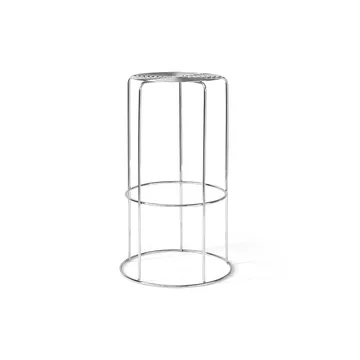 Wire VP16 bar stool - Stainless steel, 75 cm - &Tradition