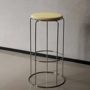 Wire VP16 bar stool - Stainless steel, 75 cm - &Tradition