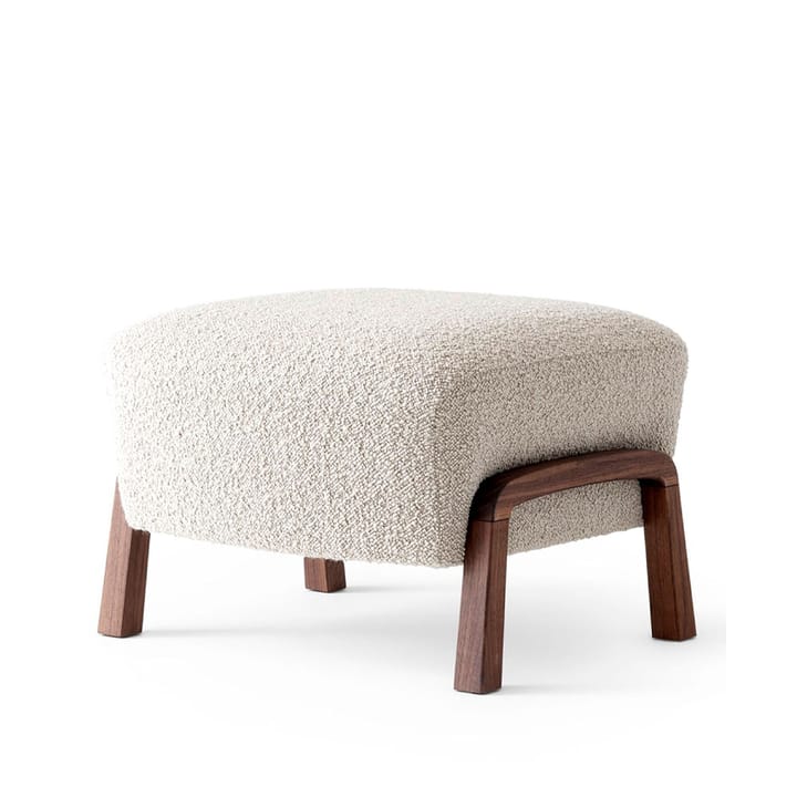 Wulff ATD3 footstool - Karakorum 003 beige-walnut legs - &Tradition