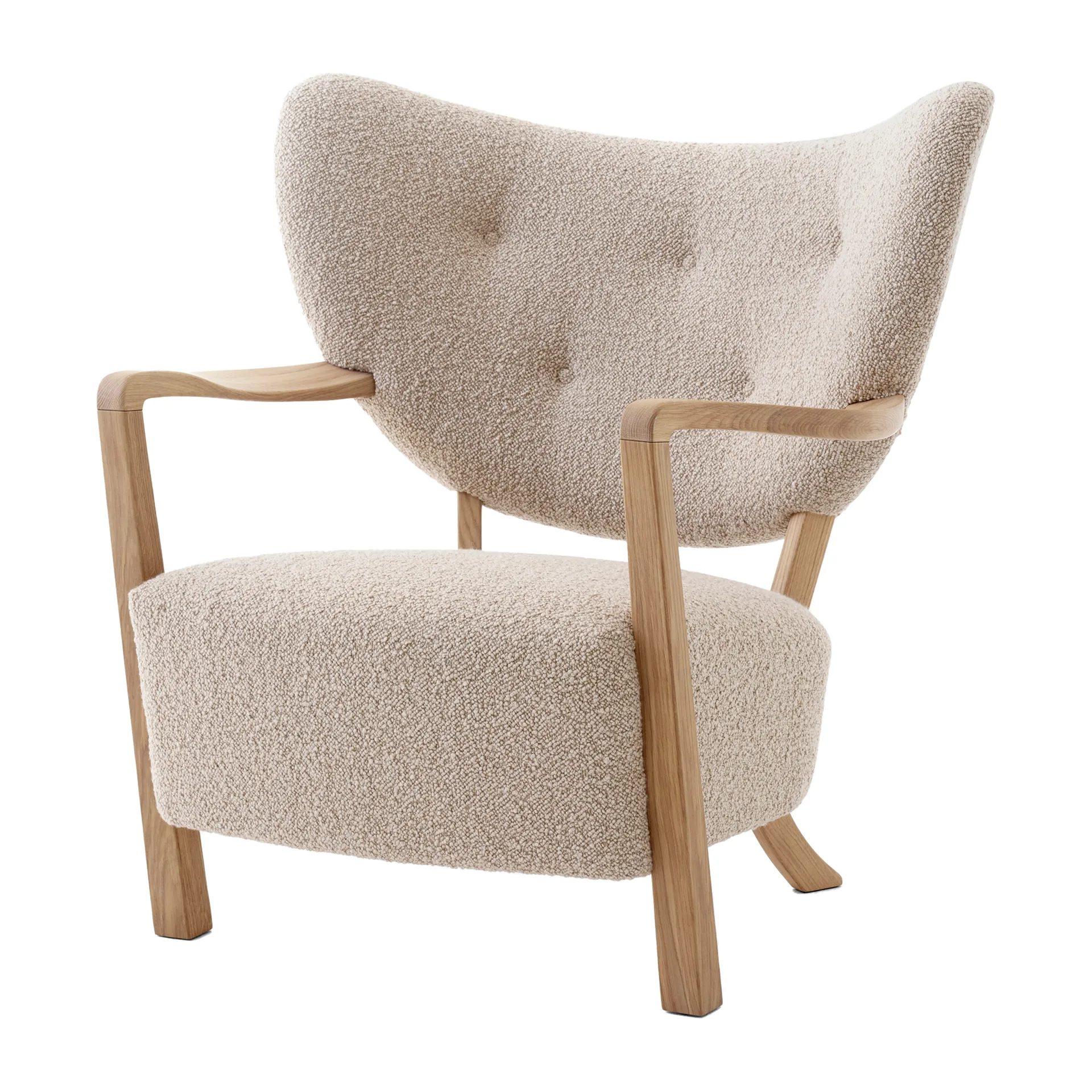 Wulff Lounge Chair ATD2 armchair, Oiled oak-Karakorum &Tradition
