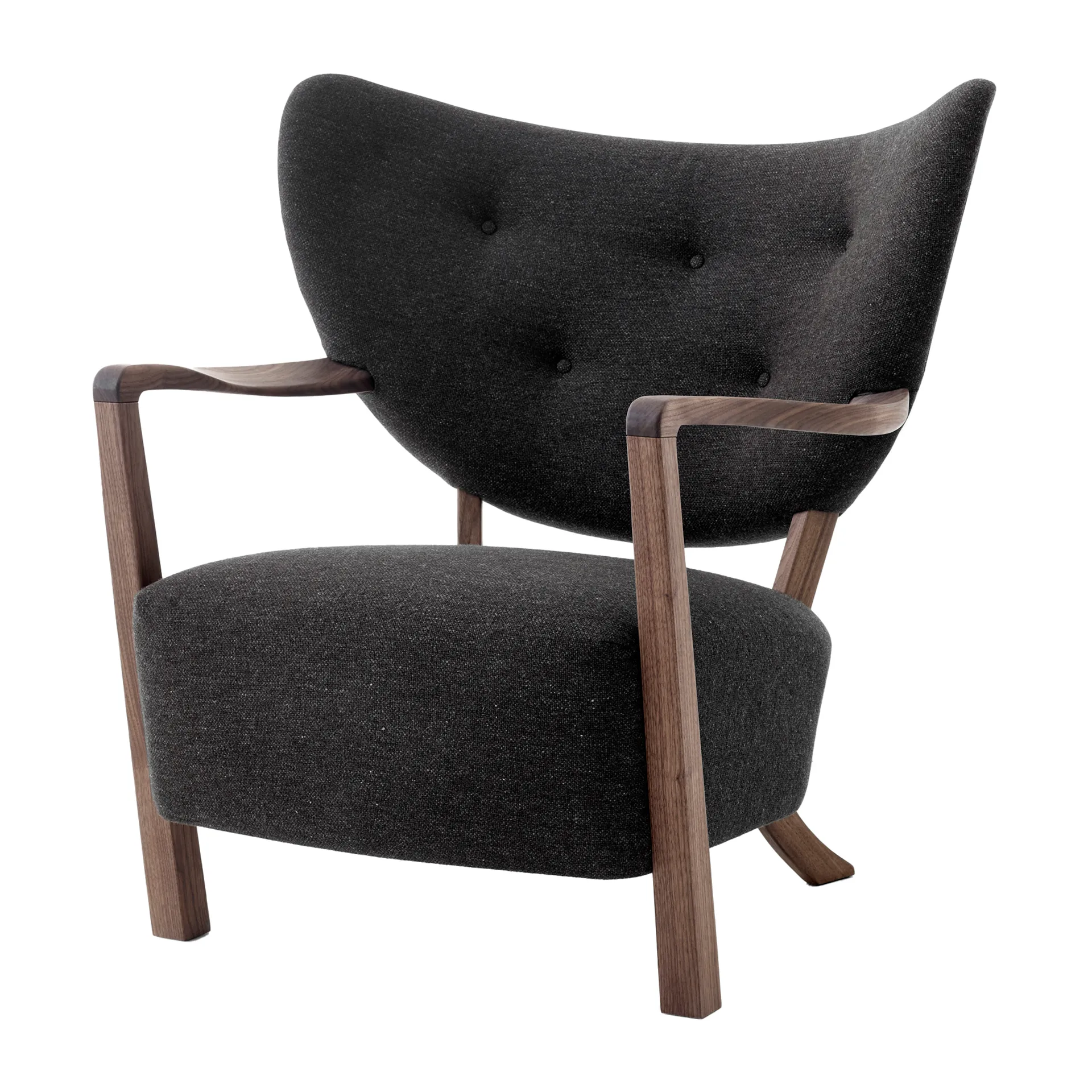 Wulff Lounge Chair ATD2 armchair, Oiled walnut-Hallingdal &Tradition