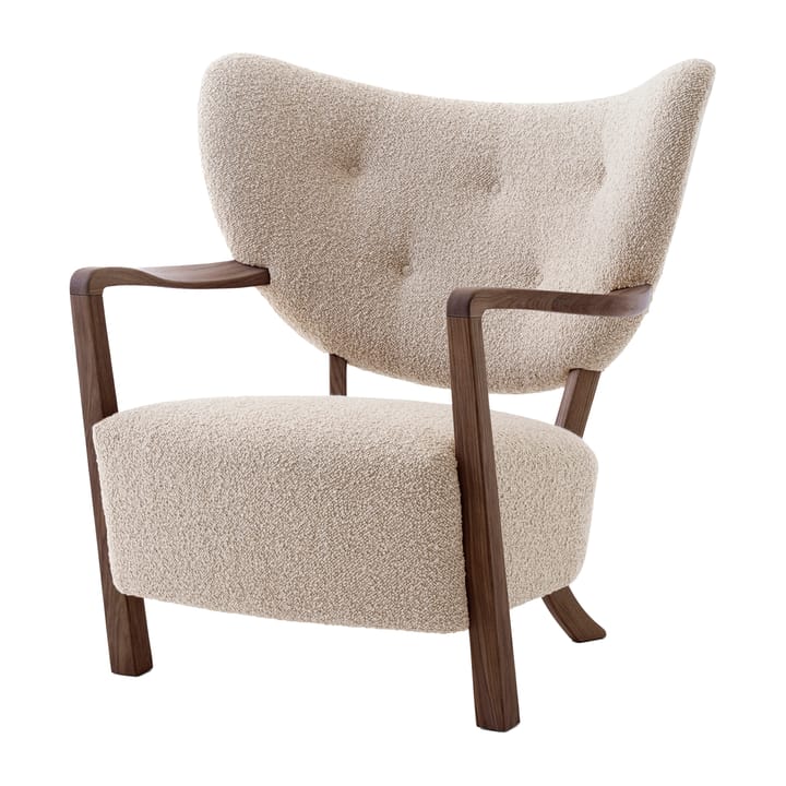 Wulff Lounge Chair ATD2 armchair - Oiled walnut-Karakorum - &Tradition