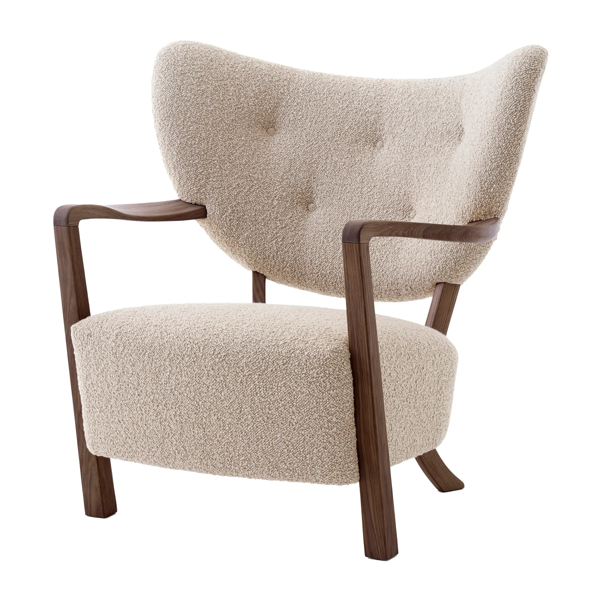 Wulff Lounge Chair ATD2 armchair, Oiled walnut-Karakorum &Tradition