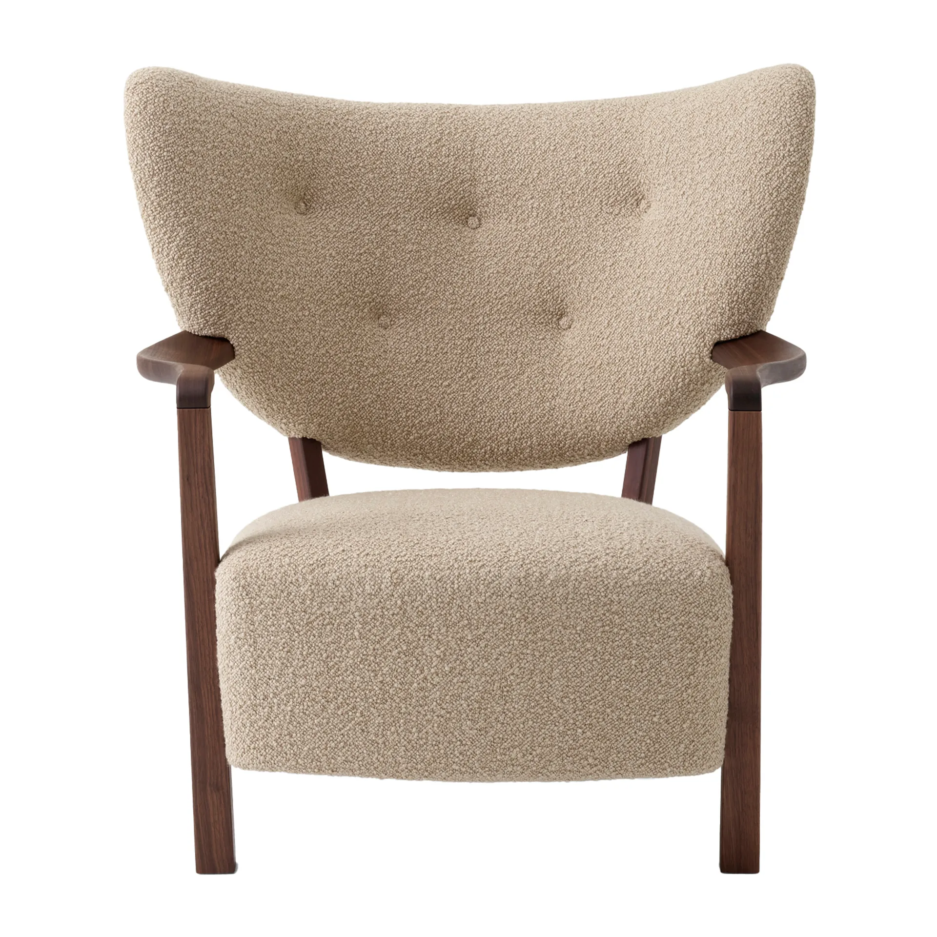Wulff Lounge Chair ATD2 armchair, Oiled walnut-Karakorum &Tradition