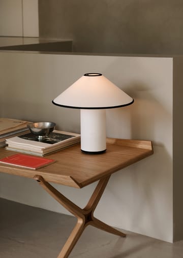 X HM13 coffee table 61x120 cm - Lacquered oak-walnut inserts - &Tradition