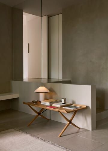 X HM13 coffee table 61x120 cm - Lacquered oak-walnut inserts - &Tradition