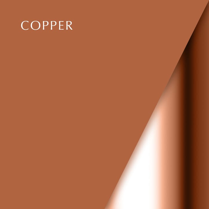 Acorn lamp shade white, polished copper Umage