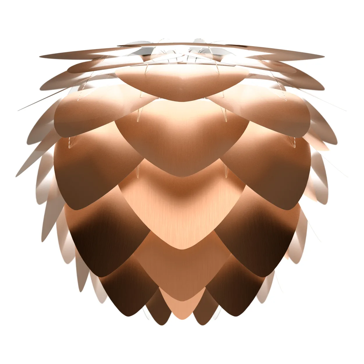 Umage Aluvia lamp brushed bronze Medium o59 cm | Scandinavian Design | Lampshades | Gold-coloured