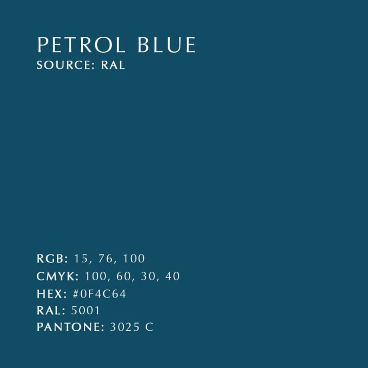 Aluvia lamp petrol blue - 59 cm - Umage