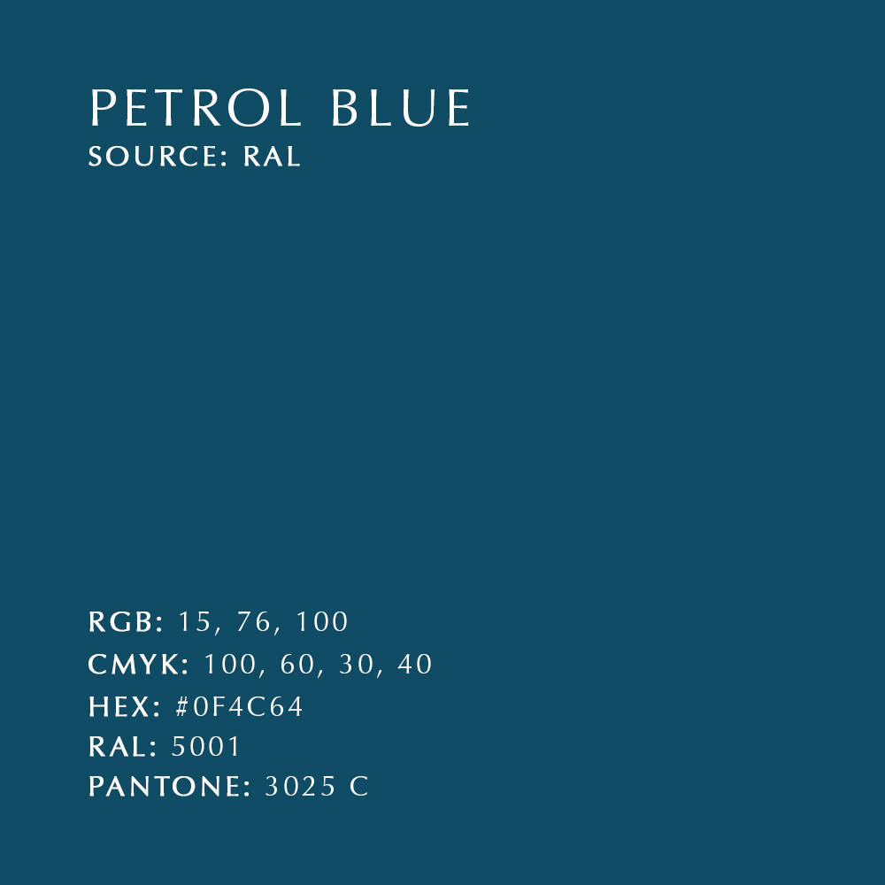 Aluvia lamp petrol blue, 59 cm