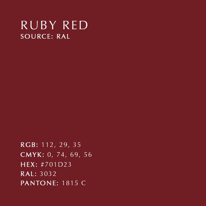 Aluvia lamp ruby red - 40 cm - Umage