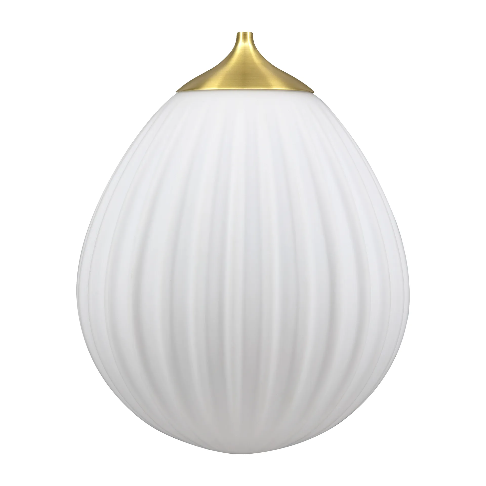Around The World lamp shade pendant lamp white, Brushed brass Umage