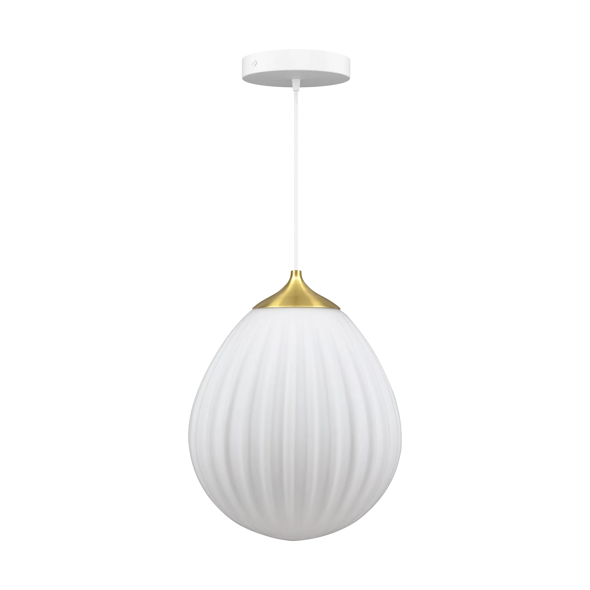 Around The World pendant medium, Brushed brass Umage