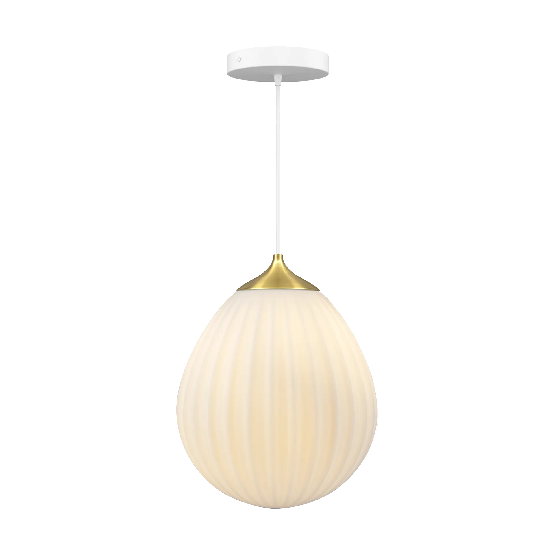 Around The World pendant medium, Brushed brass Umage