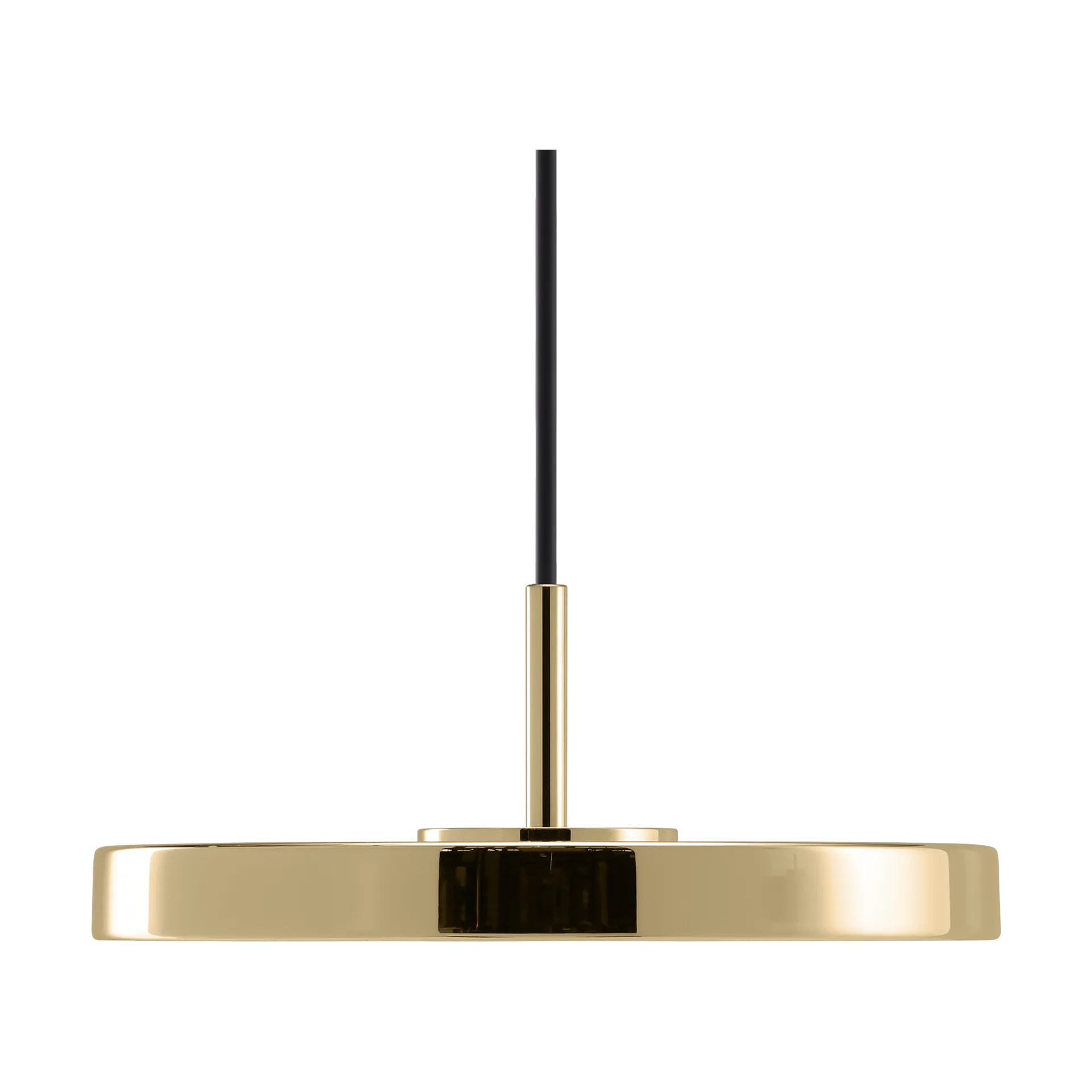 Asteria Micro ceiling lamp, Polished Brass Umage