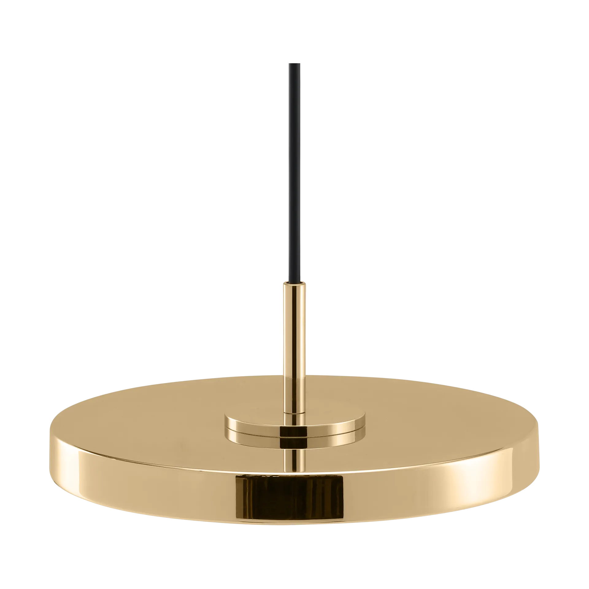 Asteria Micro ceiling lamp, Polished Brass Umage