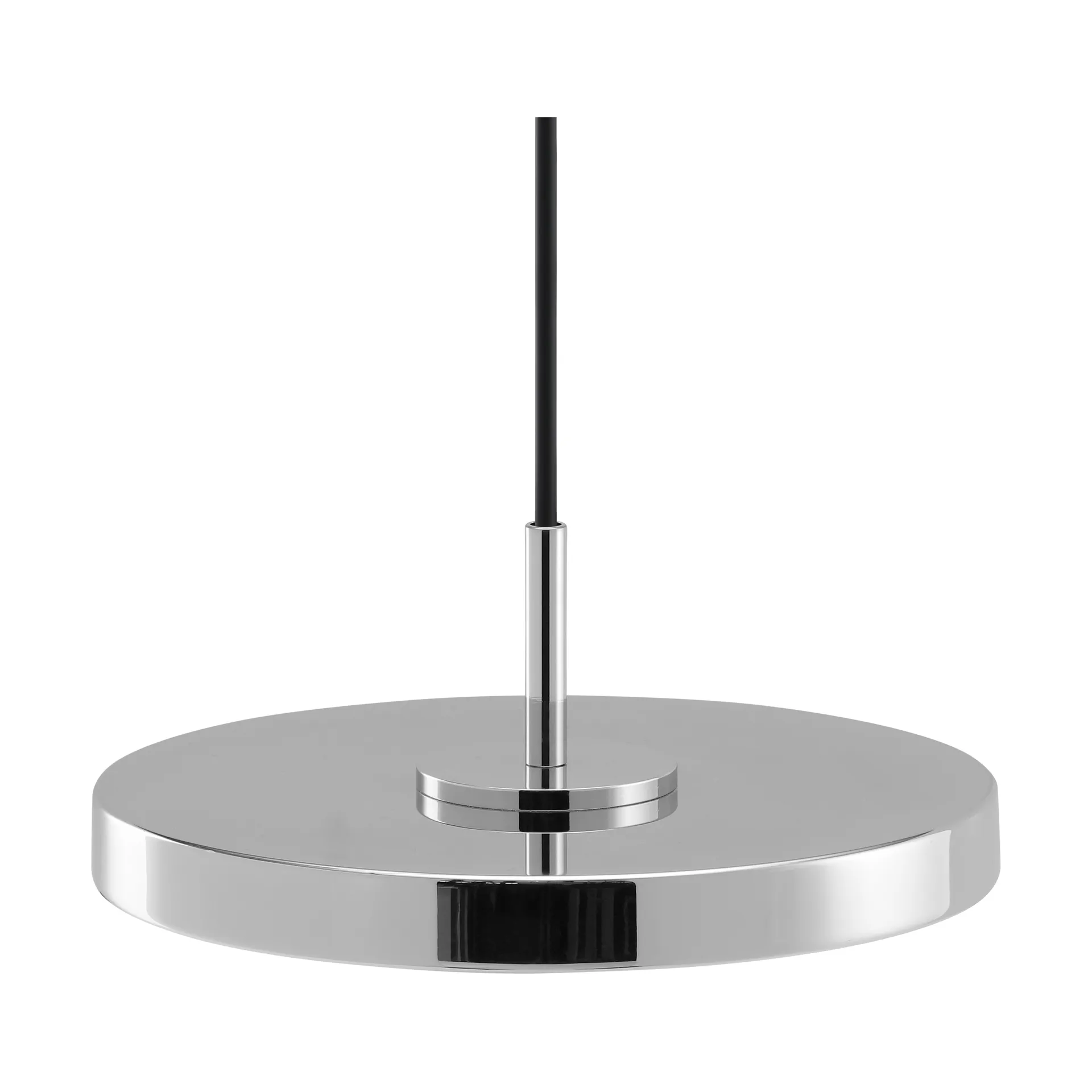 Asteria Micro ceiling lamp, Polished Steel-Steel Top Umage