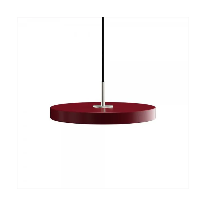 Asteria Mini chrome pendant lamp Ø31x10.5 cm, Red Umage